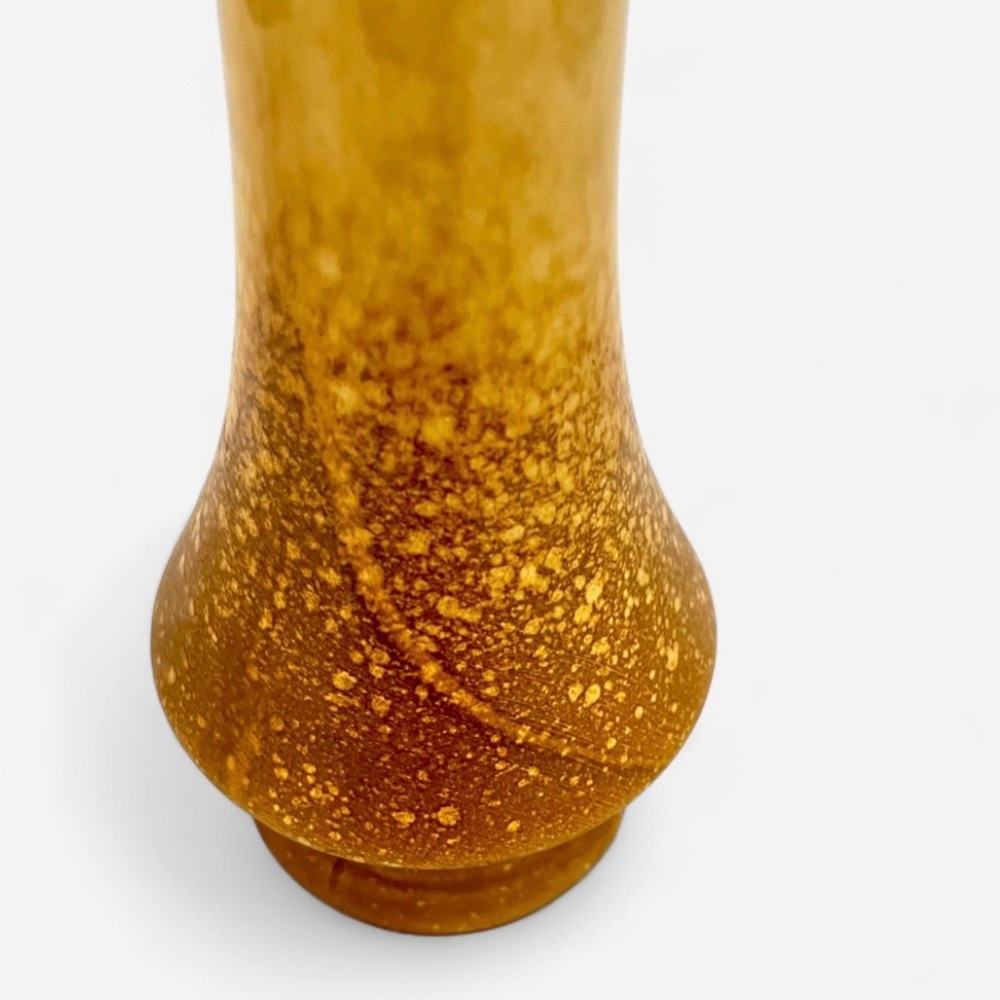 Haeger Golden Brown Speckled Vase, Signed #233 ~9" Vintage EUC - Picture 9 of 11